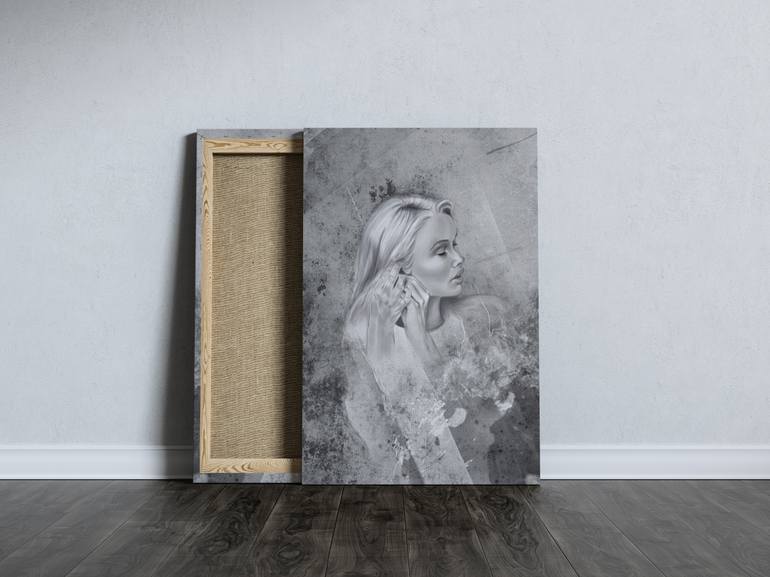 Original Figurative Women Mixed Media by Pablo Gutierrez