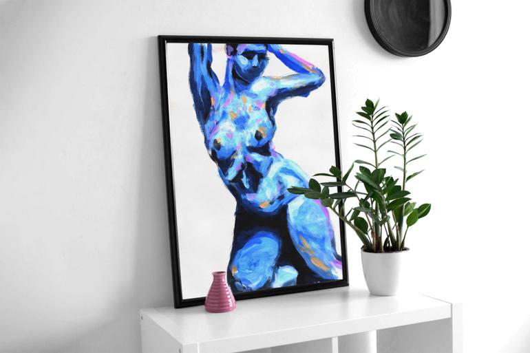Original Figurative Nude Mixed Media by Pablo Gutierrez