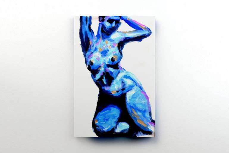 Original Figurative Nude Mixed Media by Pablo Gutierrez