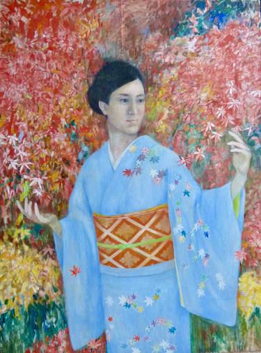 Original Women Painting by Haruna Hidaka