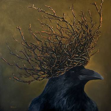 Original Surrealism Nature Paintings by Hannah Brown