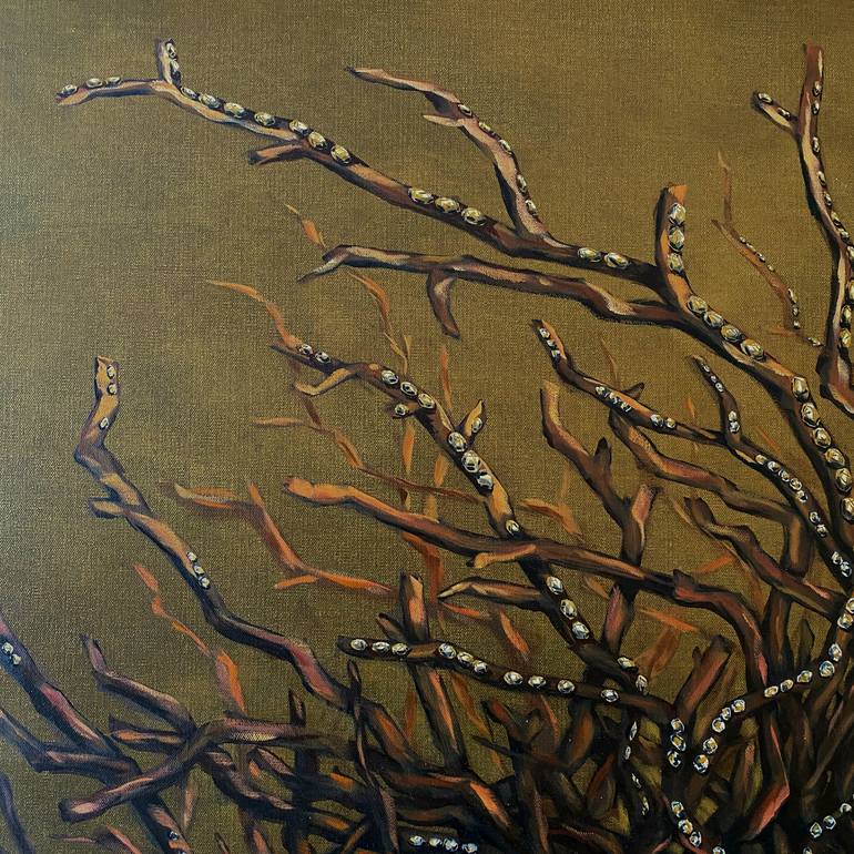 Original Surrealism Nature Painting by Hannah Brown