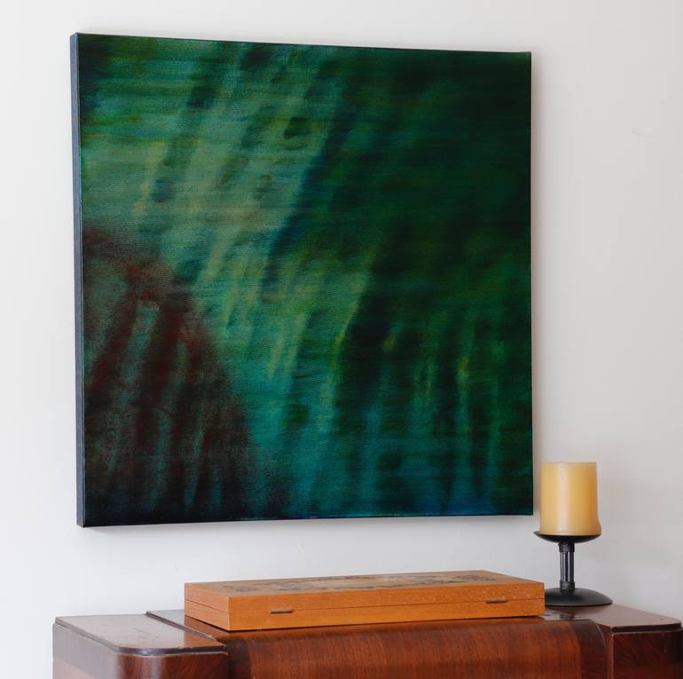 Original Modernism Seascape Painting by Liz Ewings