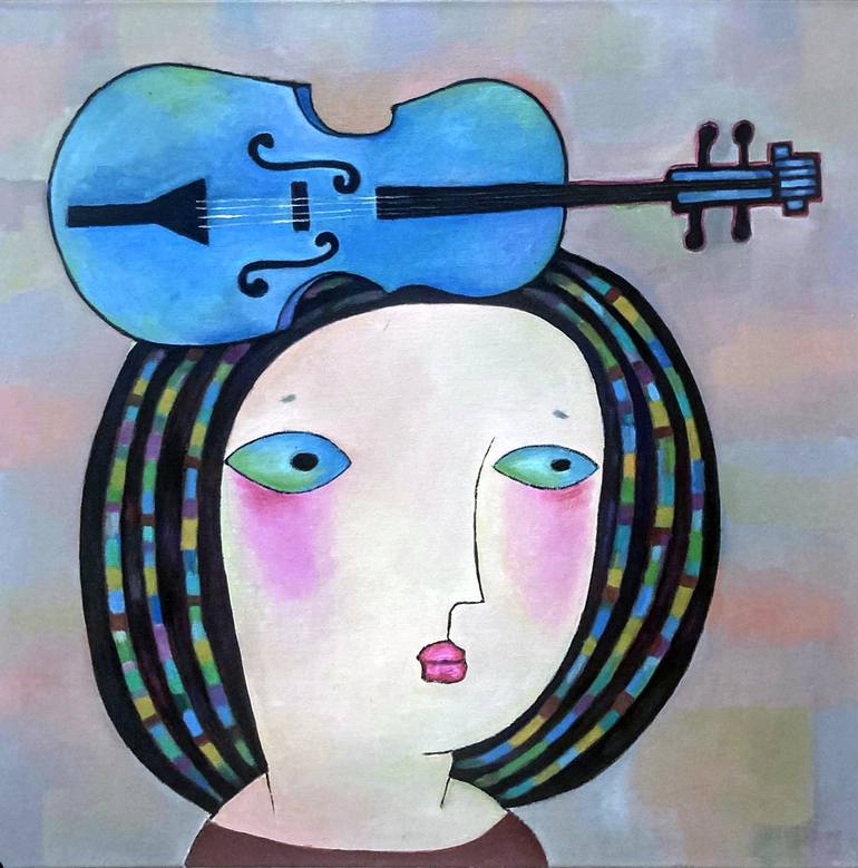 Original Contemporary Abstract Paintings by Shoupeng Champagne