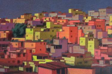 Original Figurative Cities Painting by Jeroen Koolhaas