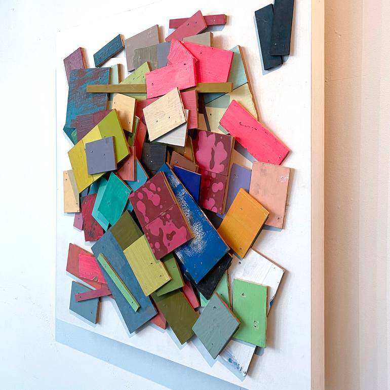 Original Dada Abstract Mixed Media by Jeroen Koolhaas