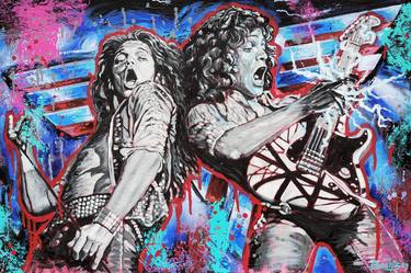 Print of Street Art Celebrity Paintings by Ettore Bechis