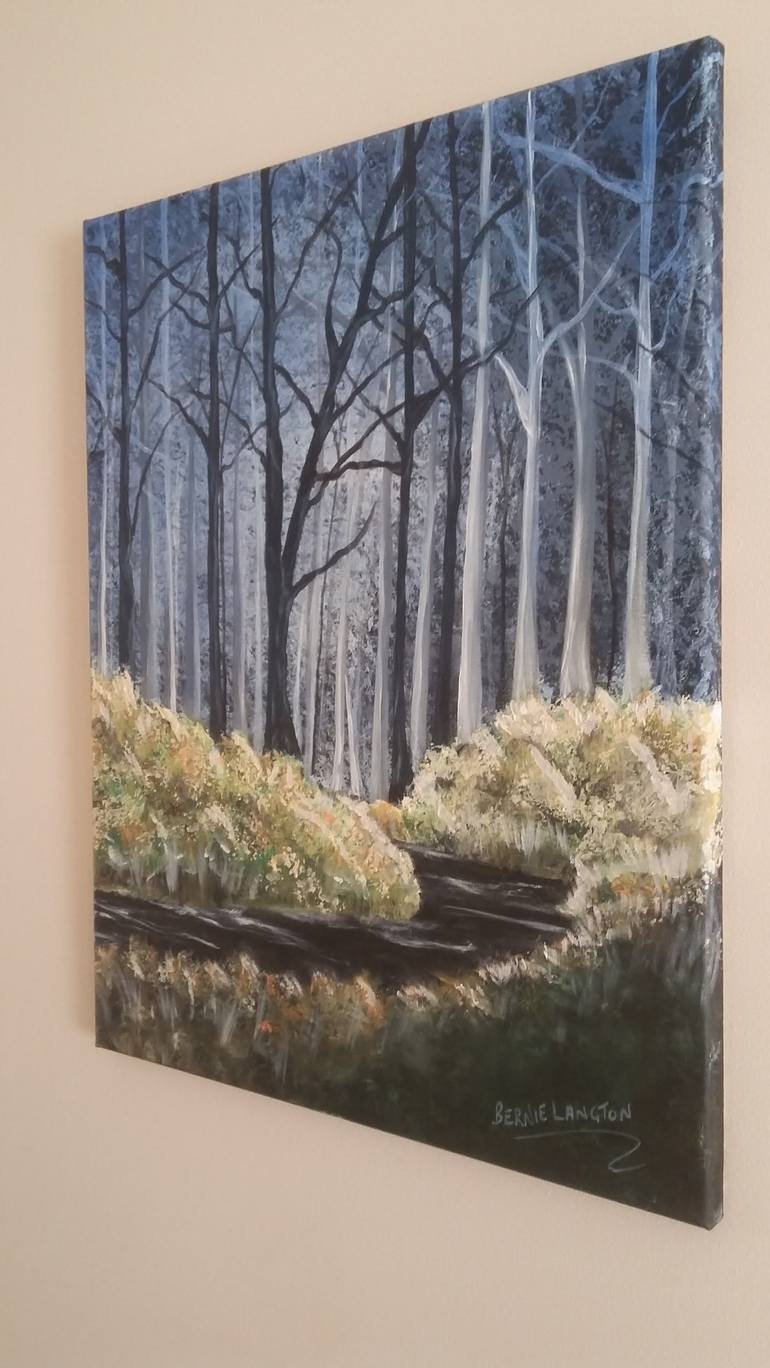 Original Fine Art Nature Painting by Bernie Langton