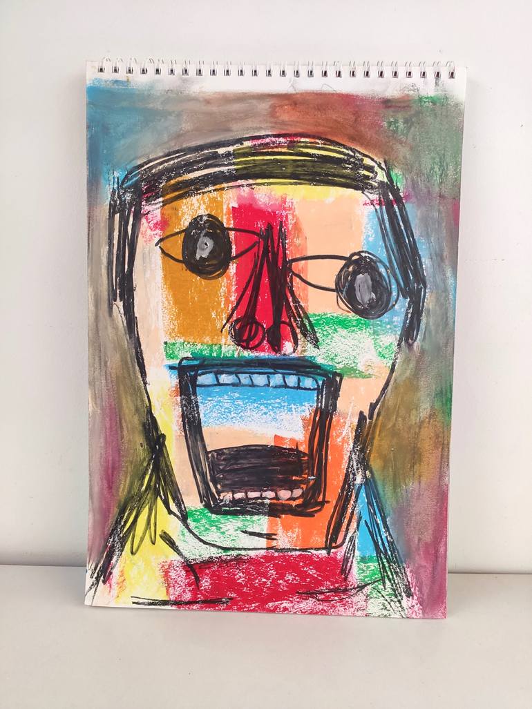 Original Abstract Expressionism Abstract Painting by Steven  Manley   
