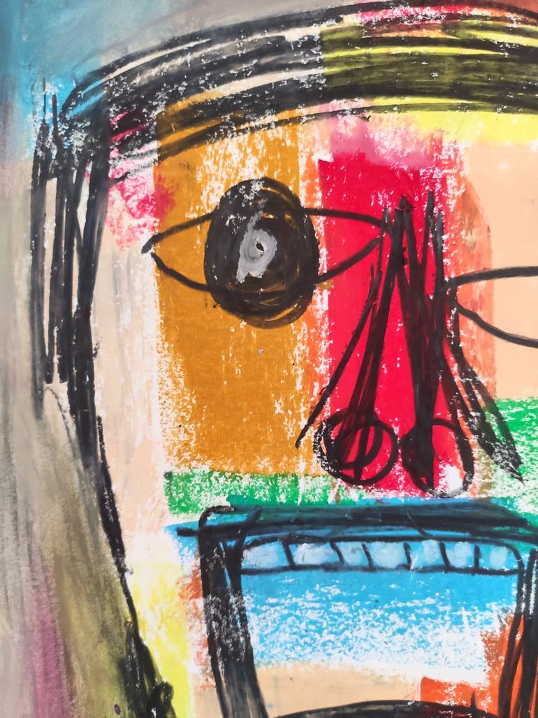 Original Abstract Expressionism Abstract Painting by Steven  Manley   