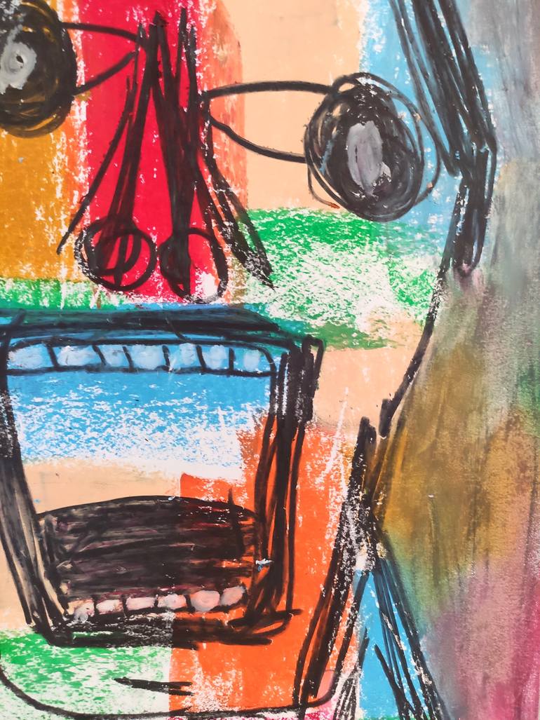 Original Abstract Expressionism Abstract Painting by Steven  Manley   