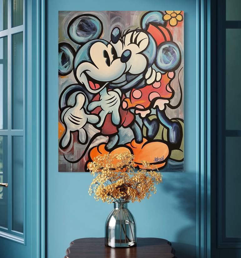 Original Abstract Comics Painting by Chorgy Art