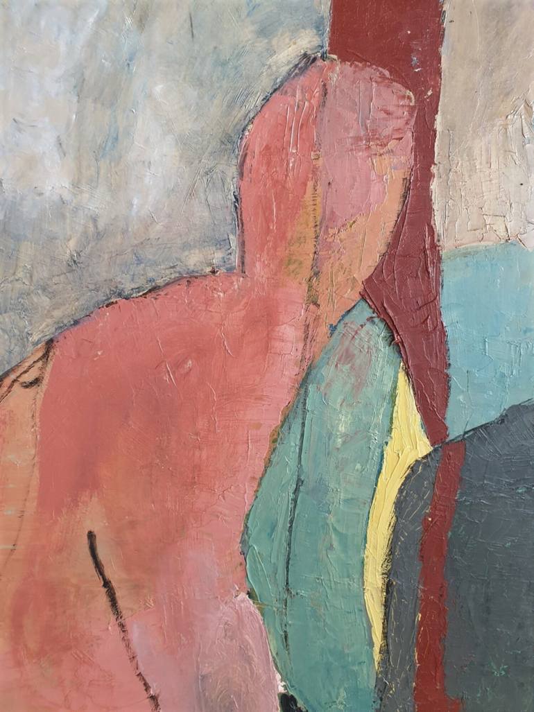 Original Abstract Expressionism Abstract Painting by Christina Jensen