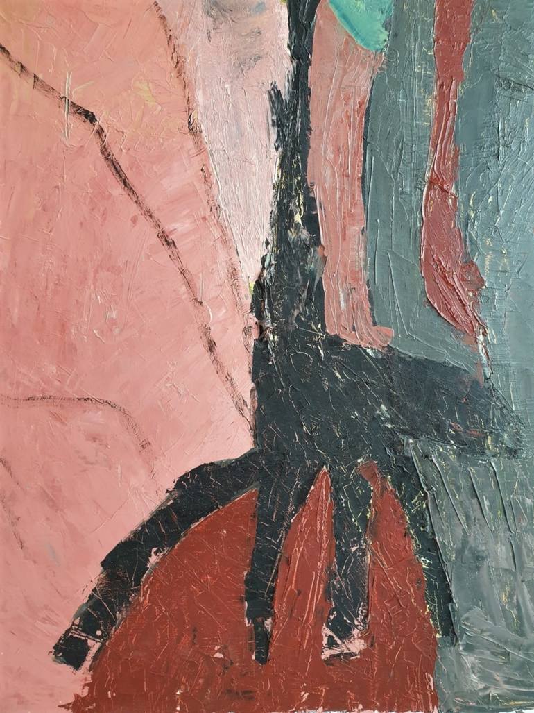 Original Abstract Expressionism Abstract Painting by Christina Jensen