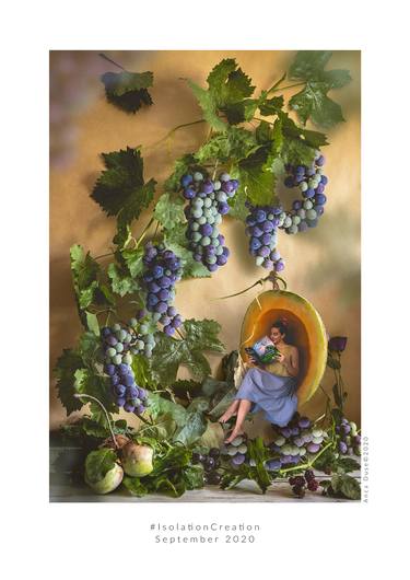 Miniature with grapes - Limited Edition of 10 thumb