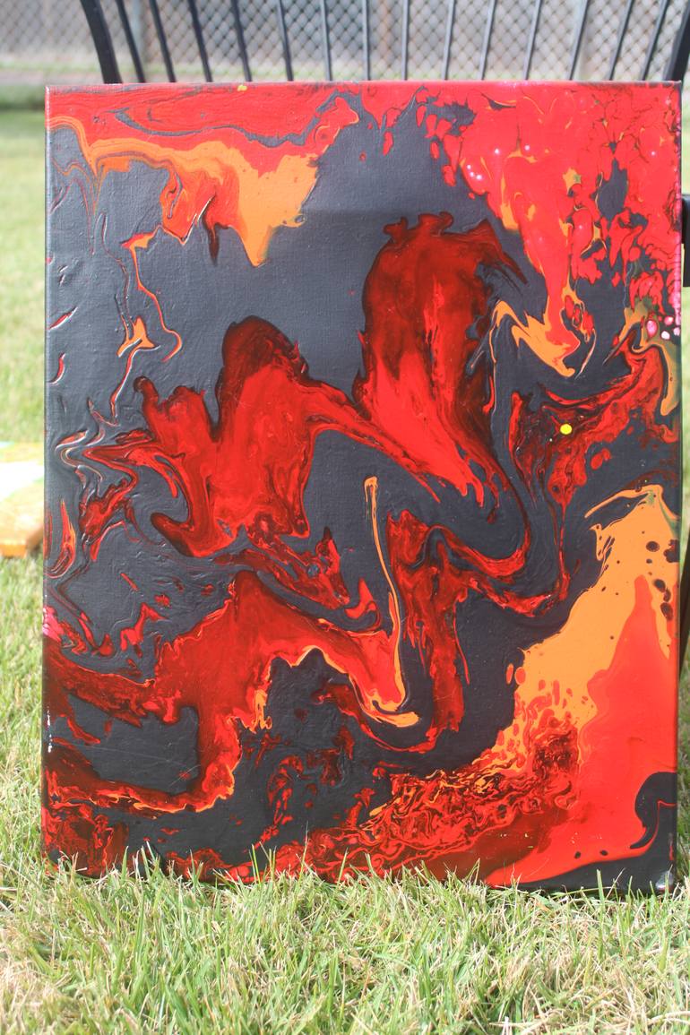 Original Abstract Painting by Jhean-Mychel H