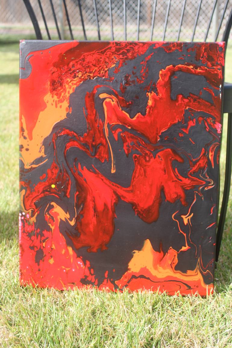 Original Abstract Painting by Jhean-Mychel H