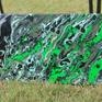 This painting is a part of a dual-collection: The YinYang of Colours. This piece incorporates black and varying shades of green.
This is the Yin to Mint Lava.
Painting is signed on the back.
Painting is ready to hang. Prints available.