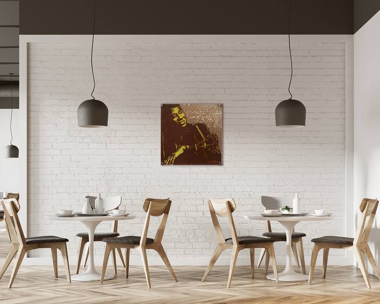 Original Pop Art People Painting by Davide Guccione