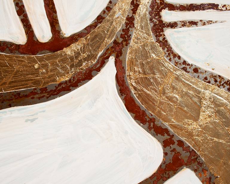 Original Art Deco Floral Painting by Davide Guccione