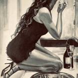 In ladies room by Oleg Dmitrenko