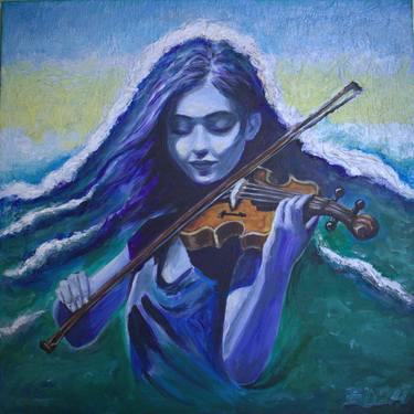 Sea sonata. Violin's force. thumb
