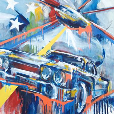 Print of Abstract Expressionism Automobile Paintings by Tracy Boyd