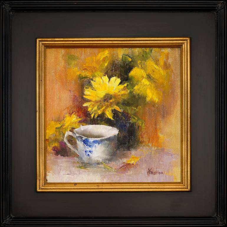 Original Impressionism Still Life Painting by Alyona Kostina