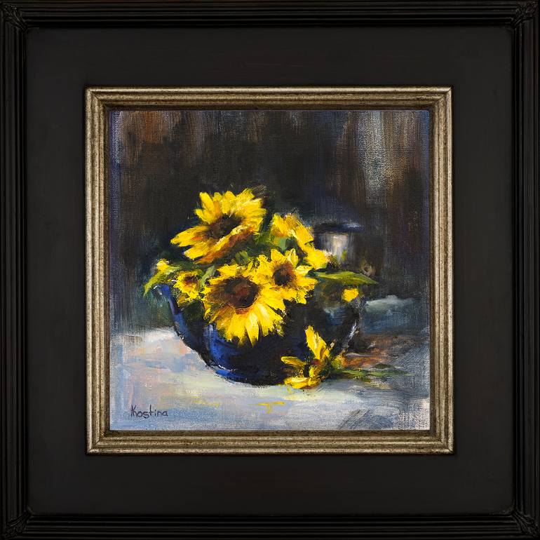 Original Impressionism Still Life Painting by Alyona Kostina