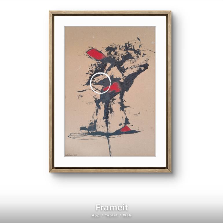 Original Abstract Expressionism Abstract Painting by Mochamad Samba