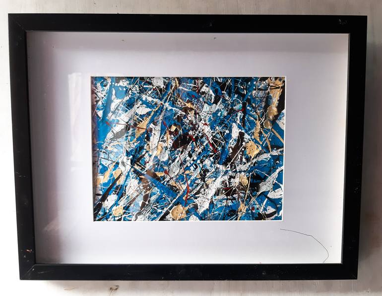 Original Abstract Expressionism Abstract Painting by Mochamad Samba