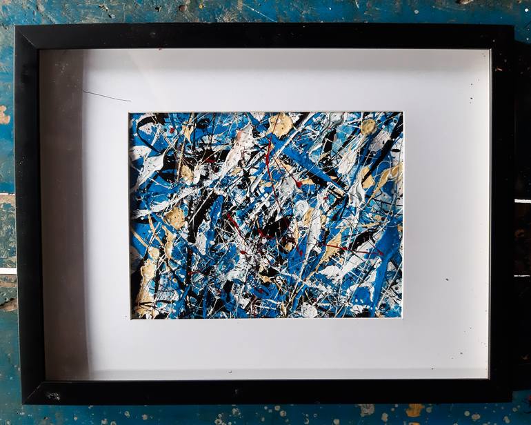 Original Abstract Expressionism Abstract Painting by Mochamad Samba