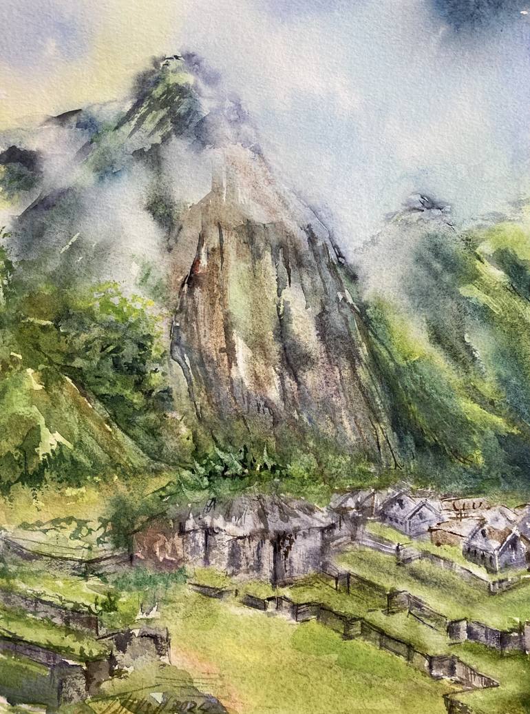 Original Abstract Landscape Painting by Elizabeth Altin