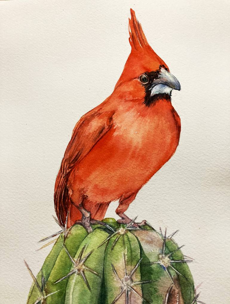 Original Illustration Animal Painting by Elizabeth Altin