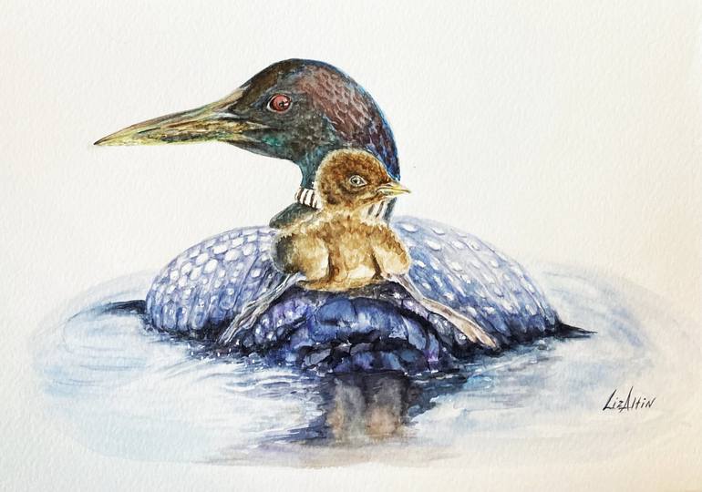 Original Figurative Animal Painting by Elizabeth Altin