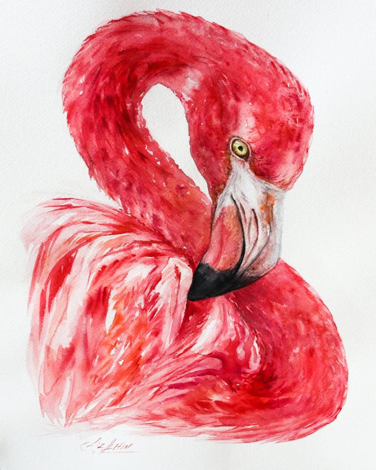 Original Animal Painting by Elizabeth Altin
