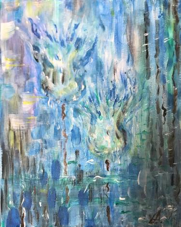 Original Fine Art Abstract Paintings by Elizabeth Altin