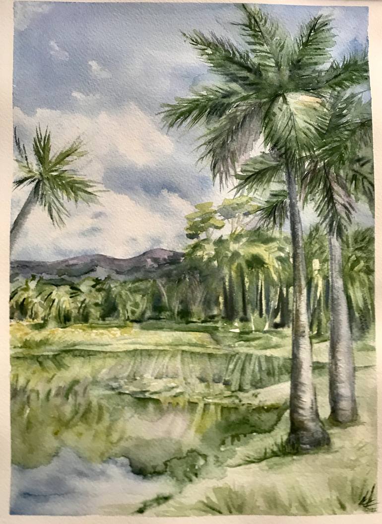 Original Landscape Painting by Elizabeth Altin
