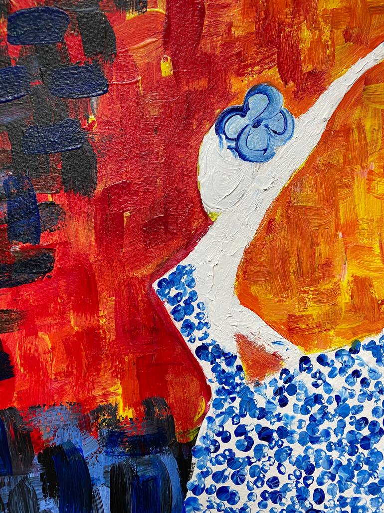 Original Figurative Women Painting by Adam Kotecki