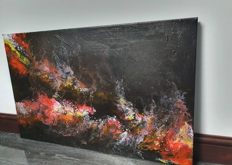 Original Abstract Painting by Deimante Bruzguliene