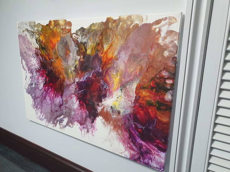 Original Modern Abstract Painting by Deimante Bruzguliene