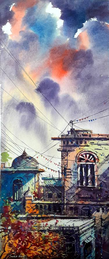 Original Architecture Paintings by Sadek Ahmed