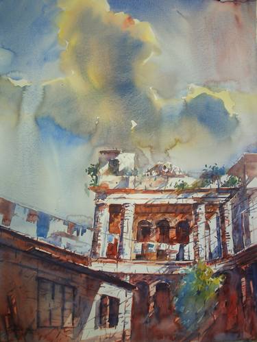 Print of Fine Art Landscape Paintings by Sadek Ahmed