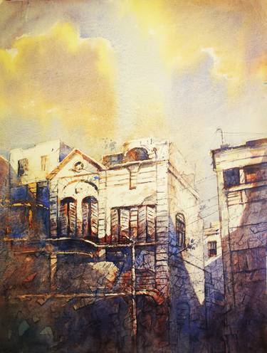 Print of Fine Art Architecture Paintings by Sadek Ahmed