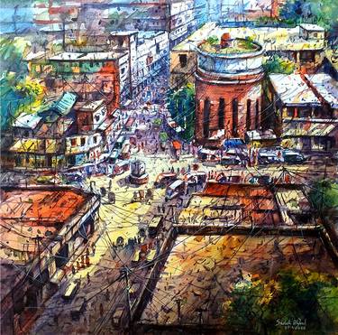 Print of Impressionism Architecture Paintings by Sadek Ahmed
