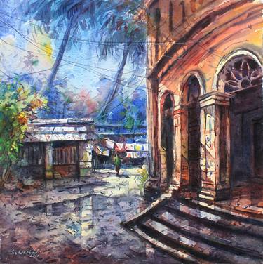 Print of Realism Architecture Paintings by Sadek Ahmed