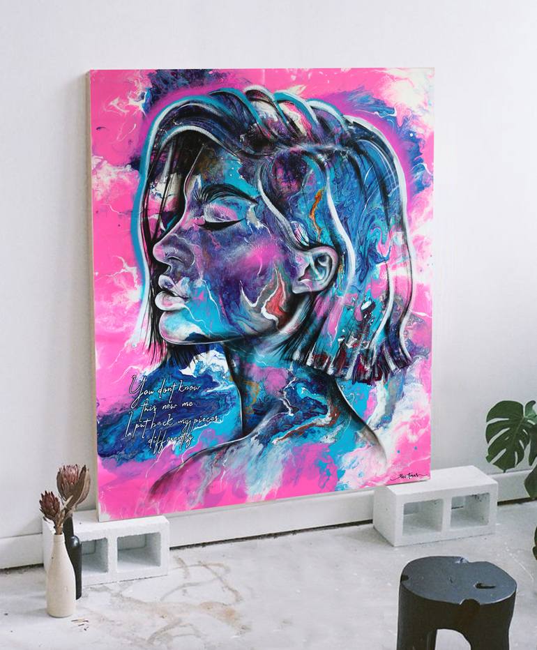 Original Abstract Expressionism Abstract Painting by Noi Amar