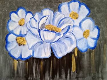 Original Floral Paintings by Sheza Komal