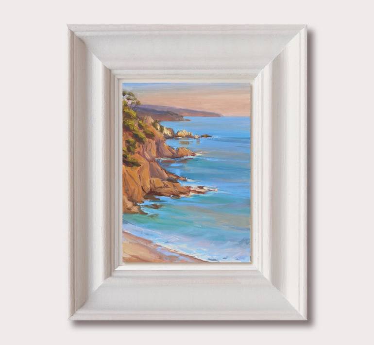 Original Impressionism Seascape Painting by Emily Victoria Deacock