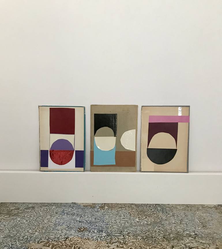 Original Contemporary Abstract Collage by Monika Gardyla